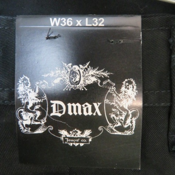 Men's Black Jeans from Dmax Jeans Co. 36W x 32L - Picture 3 of 4